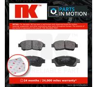 Brake Pads Set fits TOYOTA COROLLA E10, E11 1.3 Front 92 to 99 NK 0446502020 New