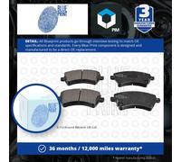 Brake Pads Set fits TOYOTA COROLLA E12 1.8 Front 01 to 07 2ZZ-GE Blue Print New