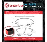 Brake Pads Set fits TOYOTA COROLLA E12 1.6 Front 01 to 08 3ZZ-FE Brembo Quality