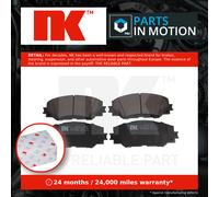 Brake Pads Set fits TOYOTA COROLLA E15 1.33 Front 08 to 14 NK 0446502220 Quality