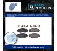 Brake Pads Set fits TOYOTA DYNA 3.0D Front 2006 on 1KD-FTV Blue Print AY040TY046