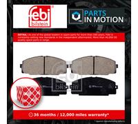 FEBI BILSTEIN 170243 Brake pad set