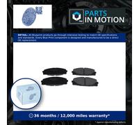 Brake Pads Set fits TOYOTA HIACE Mk5 2.5D Front 2006 on 2KD-FTV Blue Print New