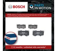 Brake Pads Set fits TOYOTA HILUX Mk8 2.4D Front 2015 on 2GD-FTV Bosch 044650K360