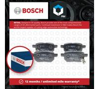 Bosch BP1218 - Brake Pads Car Rear Axle - Bosch Quality - Reduced Noise and Dust - ECE-R90 Certified - Copper-Free - 1 Set of 4 Pads