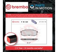 Brake Pads Set fits TOYOTA LAND CRUISER FJ80 4.0 Rear 90 to 92 3F-E Brembo New