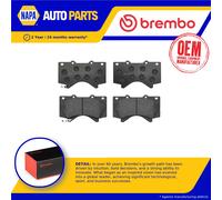 Brake Pads Set fits TOYOTA LAND CRUISER J2, VDJ200 4.5D Front 2007 on 1VD-FTV