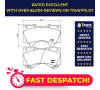 Brake Pads Set fits TOYOTA LAND CRUISER J2, VDJ200 4.5D Front 2007 on 1VD-FTV