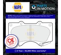 Brake Pads Set fits TOYOTA LAND CRUISER KDJ15 3.0D Front 2011 on 1KD-FTV NAPA