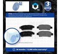 Rear Brake Pads Avensis Set Kit Fits Toyota 04466-44010 Blue Print ADT342119