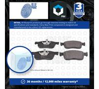 Brake Pads Set fits VAUXHALL VIVARO C, K0 2.0D Front 2019 on Blue Print Quality