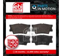 FEBI BILSTEIN 16651 Brake pad set