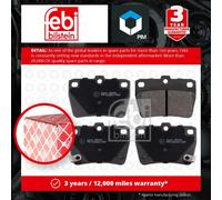 FEBI BILSTEIN 16723 Brake pad set