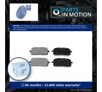 Brake Pads Set fits TOYOTA SERA EXY10 1.5 Rear 90 to 95 5E-FHE Blue Print New