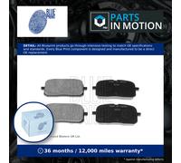 Brake Pads Set fits TOYOTA SERA EXY10 1.5 Rear 90 to 95 5E-FHE Blue Print New