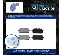 Brake Pads Set fits TOYOTA STARLET EP82 1.3 Rear 89 to 95 4E-FTE Blue Print New