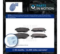 Brake Pad set ADT34291 by Blue Print Front Axle - Single set