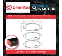 Brake Pads Set fits TOYOTA YARIS CP1, SCP1 1.3 Front 99 to 05 Brembo 0446552030
