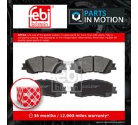 Brake Pads Set fits TOYOTA YARIS MXPH10 1.5 Front 2020 on M15A-FXE 04465K0020