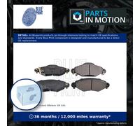 Blue Print Front Brake Pad Set ADT342139 Fits Toyota Yaris - Set of 4