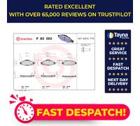 BREMBO P83053 Brake Pad Set For Disc Brake Front Fits Toyota Yaris/Vitz