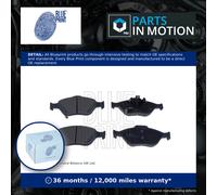 Brake Pads Set fits TOYOTA YARIS/VITZ 1.5 Front 2013 on Blue Print 044650D120