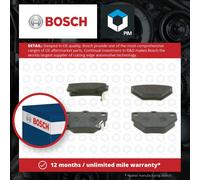 Bosch BP350 - Brake Pads Car Rear Axle - Bosch Quality - Reduced Noise and Dust - ECE-R90 Certified - Copper-Free - 1 Set of 4 Pads