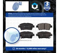 Blue Print Front Brake Pad Set ADT342105 Fits Toyota Yaris VVTi - Set of 4