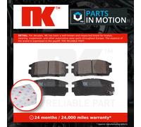 Brake Pads Set fits CHEVROLET CAPTIVA 2.0D Rear 06 to 11 NK 95459513 96626075