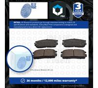 Blue Print Brake Pad Set - ADG04281