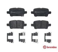 Brake Pads Set fits VAUXHALL ASTRA K 1.4 Rear 2015 on Brembo 39021615 39037199