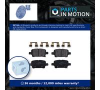 Brake Pads Set fits VAUXHALL ASTRA K 1.5D Rear 2019 on Blue Print 039021615 New