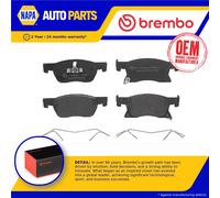 Brake Pads Set fits VAUXHALL ASTRA K 1.6D Front 2015 on Brembo 13478300 39103797