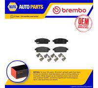 Brake Pads Set fits VAUXHALL CASCADA Rear 1.4 1.6 2.0D 2013 on Brembo 0542039