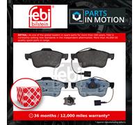 Brake Pads Set fits VAUXHALL COMBO D 1.3D Front 2013 on A13FD 095518219 1605293