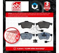 Febi Bilstein 116104 Disc Brake Brake Pad Set Fits Chrysler Delta 2.0 D Multijet