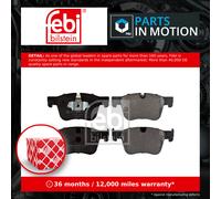 Brake pads Front Axle 173455 FEBI BILSTEIN for CITROËN PEUGEOT OPEL DS VAUXHALL