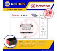 Brake Pads Set fits VAUXHALL CORSA D 1.7D Rear 06 to 14 Brembo 1605230 1605356