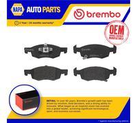 Brake Pads Set fits VAUXHALL CORSA E 1.0 Front 2014 on Brembo 1605280 95517028