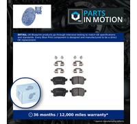 Brake Pads Set fits VAUXHALL CORSA E 1.3D Rear 2014 on Blue Print 095517078 New