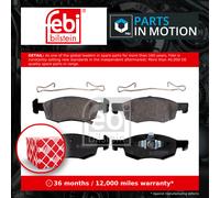 Brake Pads Set Front 16907 Febi 1605280 095517028 095524972 95517028 95524972