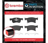 Brake Pads Set fits VAUXHALL CORSAVAN E 1.2 Front 2014 on B12XEL Brembo 1605281