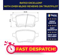 Brake Pads Set fits VAUXHALL CORSAVAN E 1.2 Rear 2014 on B12XEL Brembo 1605285