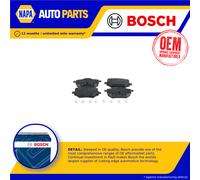 Brake Pads Set fits VAUXHALL GRANDLAND X Rear 2017 on Bosch 95525378 Quality New