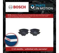 0986 494 805 Rear Brake Pad Set 4x Pads Not Fitted Wear Indicator Braking Bosch