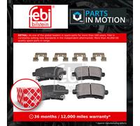 Brake Pads fits Vauxhall - Febi Bilstein 116147 - Set - OE Matching Quality