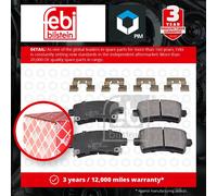 Brake Pads fits Vauxhall - Febi Bilstein 116147 - Set - OE Matching Quality