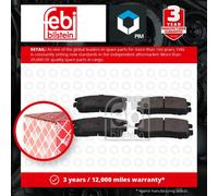 Brake Pads Set fits OPEL FRONTERA A, B Rear 92 to 04 009192180 1605019 09192180