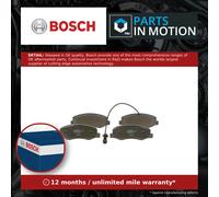 0986 494 499 Rear Brake Pad Set 4x Pads Integrated Wear Indicator Braking Bosch