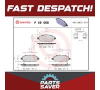 Brake Pads Set Front P59088 Brembo 1605313 1605324 42349235 42439338 95526463